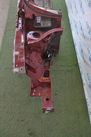 Front right quarter VW Passat b8 16-19 USA red with central pillar