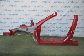 Front quarter left Toyota Camry v40 red with central pillar