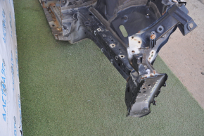 Front left quarter Nissan Rogue 14-20 black with central pillar, dented side member