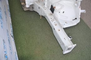 Front left quarter Kia Optima 11-16 white with central pillar