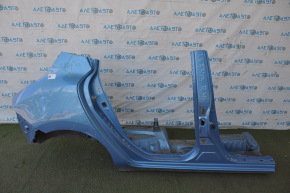 Quarter wing rear right Nissan Leaf 13-17 blue with central pillar, dented
