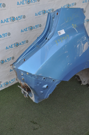 Quarter wing rear right Nissan Leaf 13-17 blue with central pillar, dented