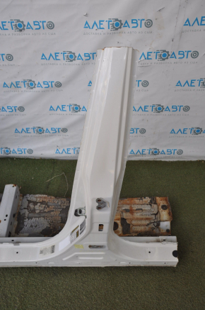 Front quarter left Toyota Camry v55 15-17 usa white with central pillar, without side member