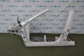 Front quarter left Toyota Camry v55 15-17 usa white with central pillar, without side member
