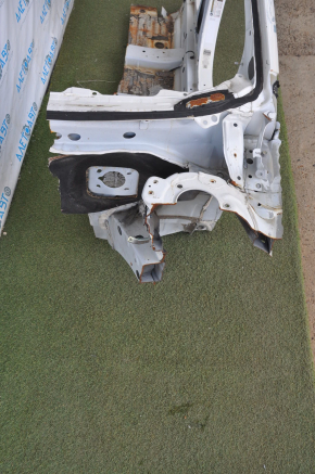 Front quarter left Toyota Camry v55 15-17 usa white with central pillar, without side member