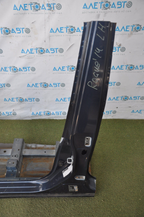Nissan Rogue 14-20 Front Left Quarter Blue with B-Pillar