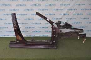 Front right quarter VW Passat b7 12-15 USA burgundy with central pillar