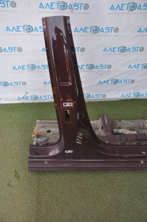 Front right quarter VW Passat b7 12-15 USA burgundy with central pillar
