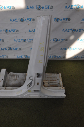 Front quarter left Toyota Camry v55 15-17 usa white with central pillar without sidewall