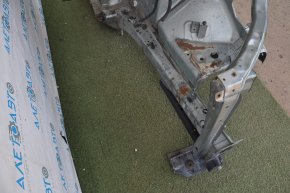 Quarter front left Subaru b9 Tribeca green