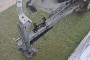 Quarter front right Subaru b9 Tribeca green