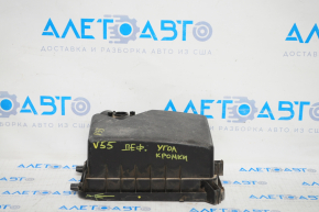 Upper air filter housing cover Toyota Camry v55 15-17 2.5 usa without flow meter, broken fastener, def edge