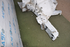Front left quarter Toyota Camry v50 12-14 usa white with central pillar, dented