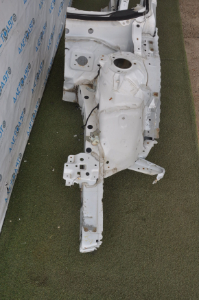 Front left quarter Toyota Camry v50 12-14 usa white with central pillar, dented