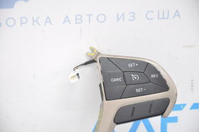 Jeep Cherokee KL 14-22 steering wheel control buttons with beige trim, without radar, broken fastener