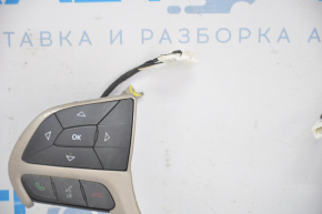 Jeep Cherokee KL 14-22 steering wheel control buttons with beige trim, without radar, broken fastener