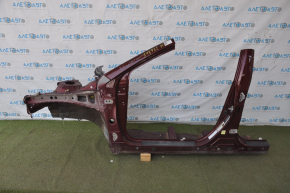 Front quarter left Toyota Avalon 13-18 burgundy with central pillar, without nose longe