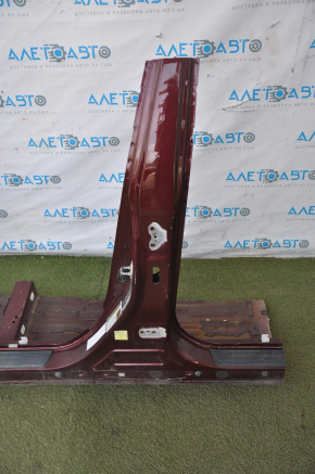 Front quarter left Toyota Avalon 13-18 burgundy with central pillar, without nose longe