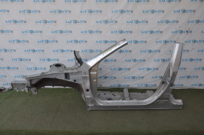 Front quarter left Toyota Camry v40 silver with central pillar, pokes