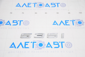 Emblem inscription 535i trunk lid BMW 5 F10 11-16
