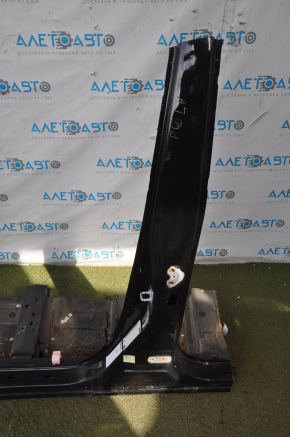 Front left quarter with central pillar Toyota Prius V 12-17 black, bent side member