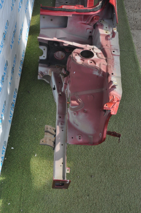 Front quarter left Hyundai Sonata 11-15 red with central pillar