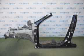 Quarter front left Jeep Cherokee KL 14-23 black with central pillar