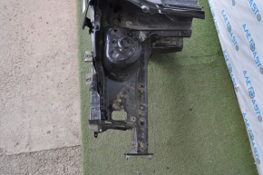 Front quarter right Ford Focus mk3 11-18 black, with central pillar