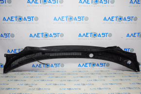 Windscreen wiper grille plastic Hyundai Sonata 15-19 cracks, broken fasteners