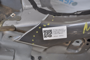 Front left quarter Ford Fusion mk5 13-20 graphite with central pillar, dented