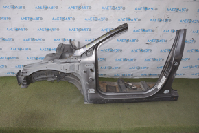 Front left quarter Ford Fusion mk5 13-20 graphite with central pillar, dented