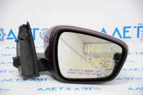Side mirror right complete Ford Escape MK4 20-22 7 pins, BSM, red