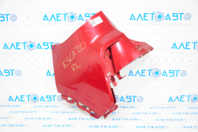 Rear bumper bare left Ford Escape MK4 20-24 without autoparking, red