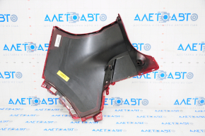 Rear bumper bare right Ford Escape MK4 20-24 without autoparking, red