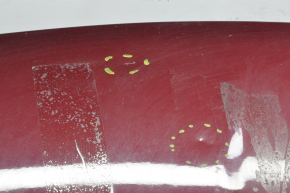 Hood bare Dodge Dart 13-16 maroon PRV dents