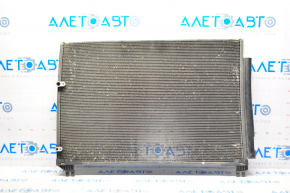 Air conditioning radiator condenser Toyota Highlander 14-19 2.7, 3.5 crooked, 2 mounts broken