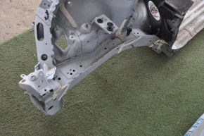 Front right quarter Chevrolet Volt 11-15 white with central pillar, dented