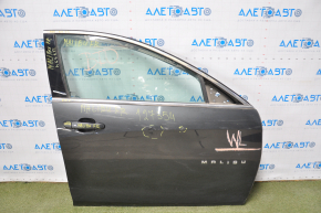 Door assembly front right Chevrolet Malibu 16-23 black dent on edge