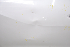 Bare front door left Nissan Maxima A36 16-19 white QAB, dented