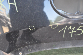 Quarter wing rear right Jeep Cherokee KL 14-18 black, small bumps