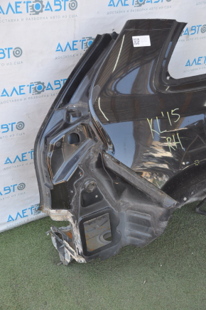 Quarter wing rear right Jeep Cherokee KL 14-18 black, small bumps