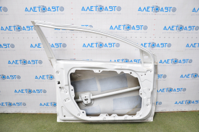 Door bare front left Hyundai Sonata 15-19 white W8, dented at the top