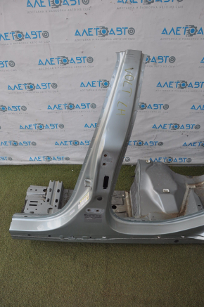 Quarter wing rear left Chevrolet Volt 11-15 blue with central pillar, butt