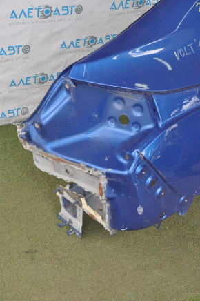 Quarter wing rear right Chevrolet Volt 16- blue dented, bump