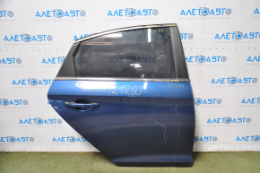 Door assembly rear right Hyundai Sonata 15-19 blue