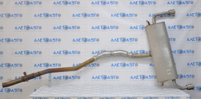 Exhaust pipe with barrel Ford Escape MK4 20-24 1.5T AWD with throttle, sawed off catalytic converter