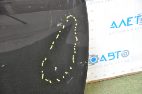 The door is bare, rear right Lexus ES350 07-12, black dent, bumps