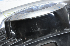 Radiator grill grill Nissan Rogue 14-15 without camera with emblem, scratch