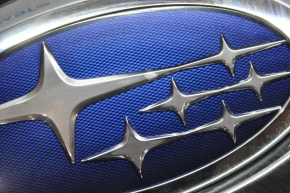 Radiator grill upper Subaru Forester 14-16 SJ pre-rest bump in emblem