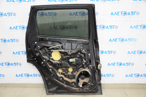Door assembly rear left Jeep Cherokee KL 14-23 black PXR, bumpers